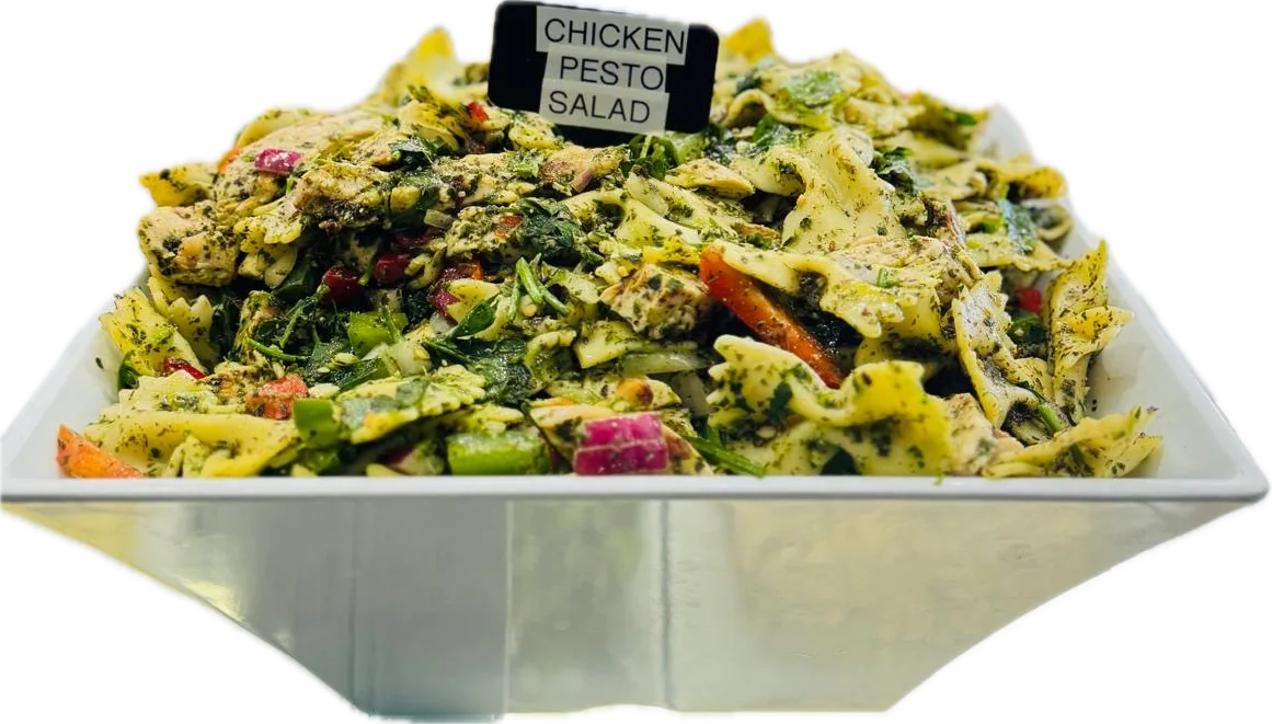 Chicken pesto salad